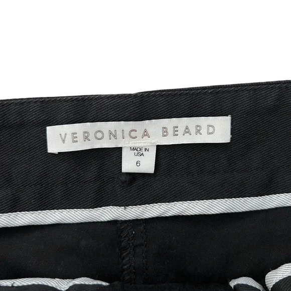 Bundle of 2 Veronica Beard Field Cargo Cropped Twill Pants Black and Green SZ 6‎ - Picture 8 of 16